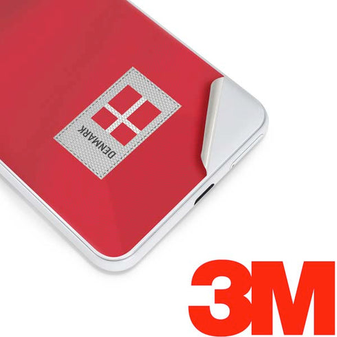 Denmark Soccer Flag Google Pixel 3 Skin